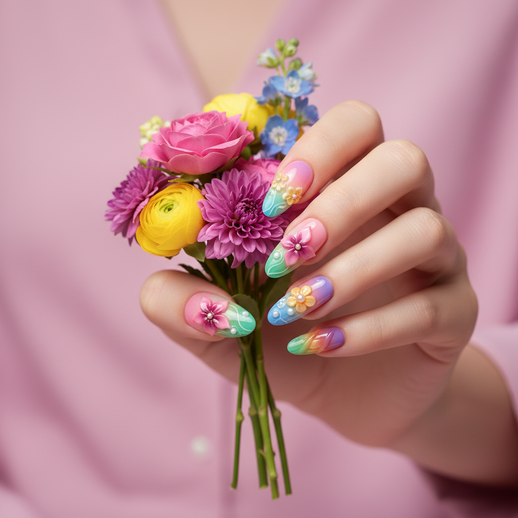 Holding Flowers